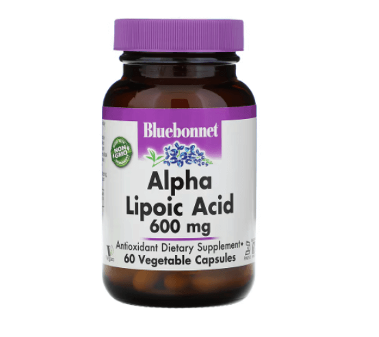 Alpha Lipoic Acid 600 mg 60 Capsules Bluebonnet Nutrition