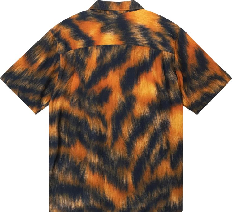 Stussy Fur Print Shirt 'Tiger', multicolor