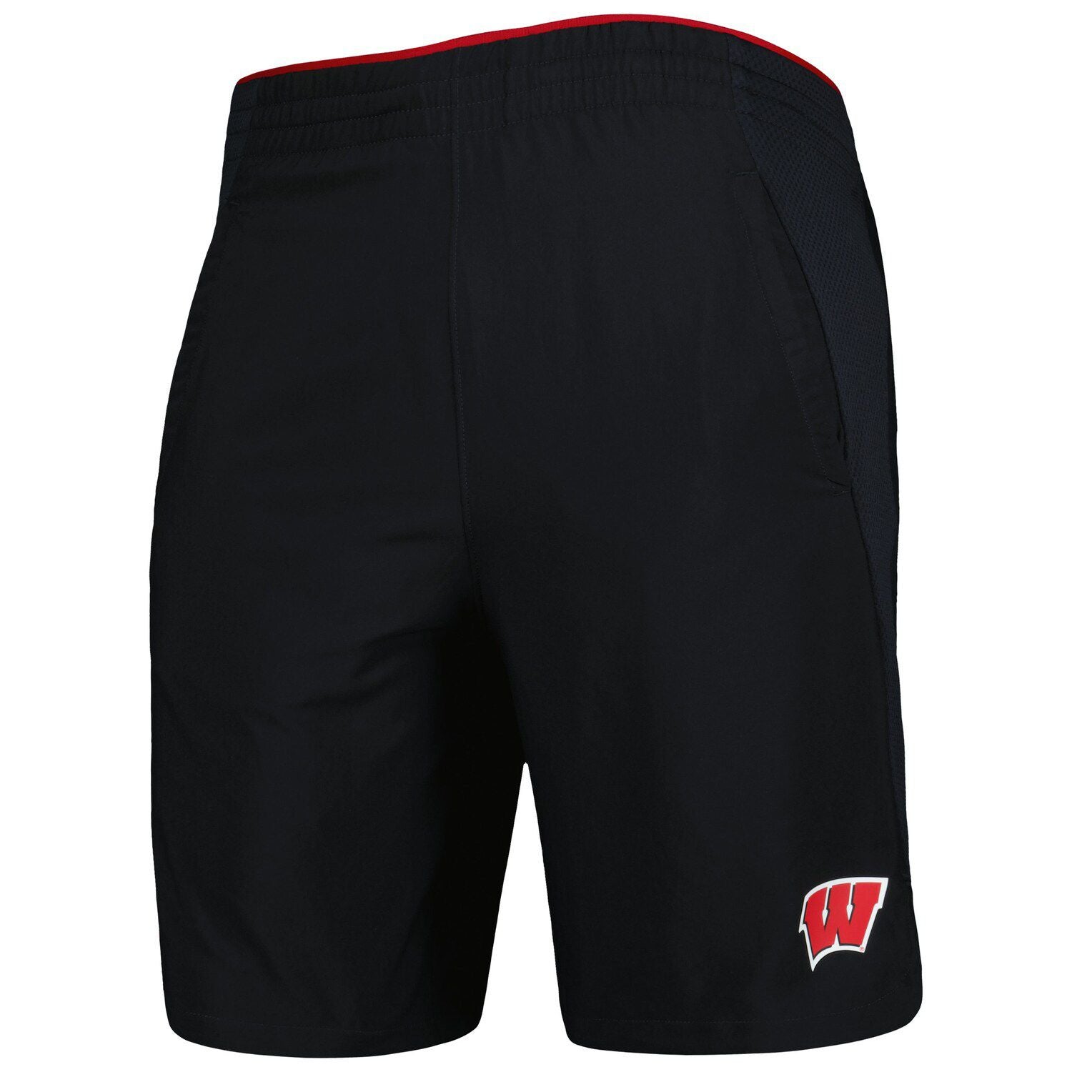 Under Armor Men's Wisconsin Badgers Black Woven Shorts