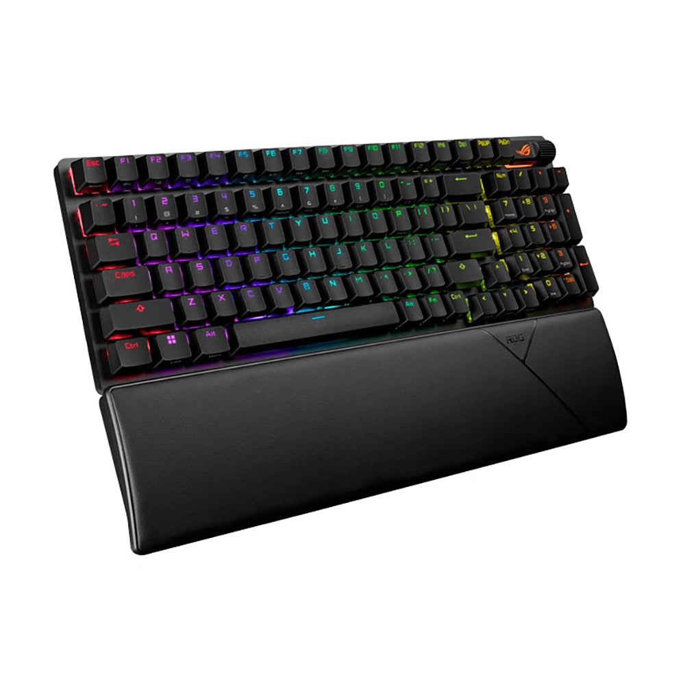 Gaming keyboard Asus ROG Strix Scope II 96, NX Snow white, PBT, black, English layout