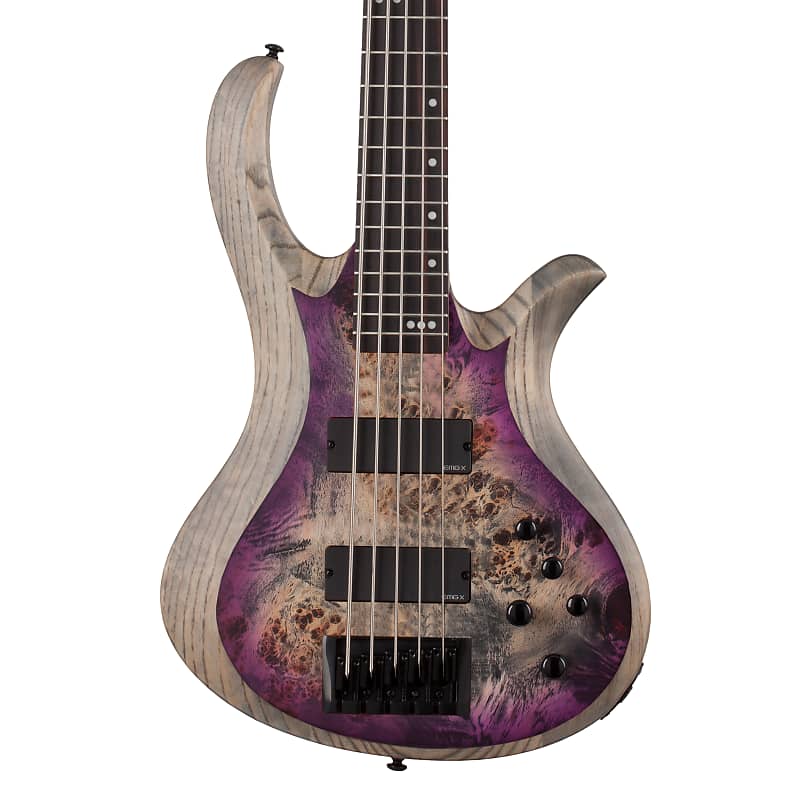 Schecter RIOT-5 5-String Electric Bass, Satin Aurora Burst RIOT-5 5-String Electric Bass