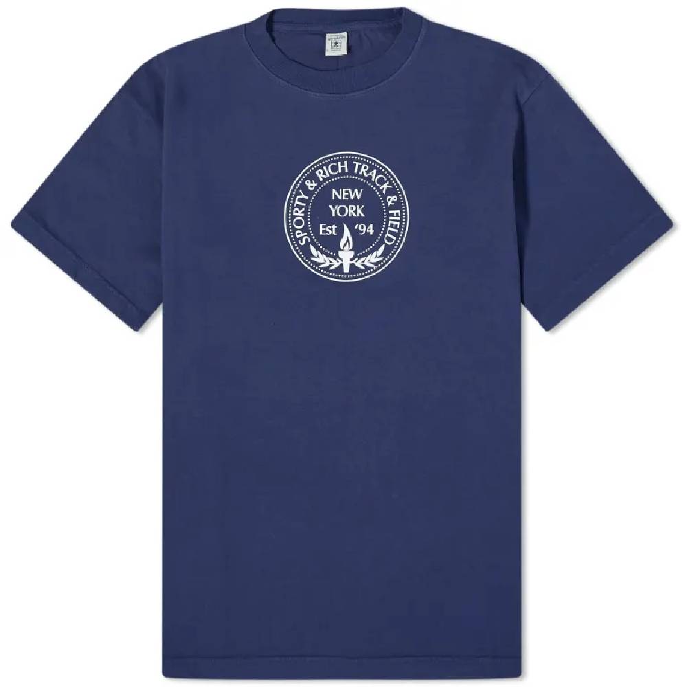 Sporty & Rich Central Park T-shirt, navy blue