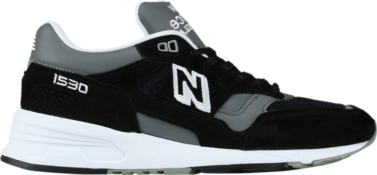 New Balance 1530 Made in England 'Black Grey' Sneakers, Black