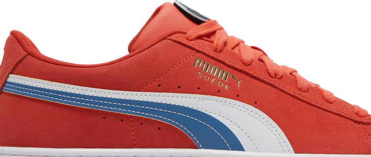 حذاء رياضي Puma Suede Go For باللون البرتقالي