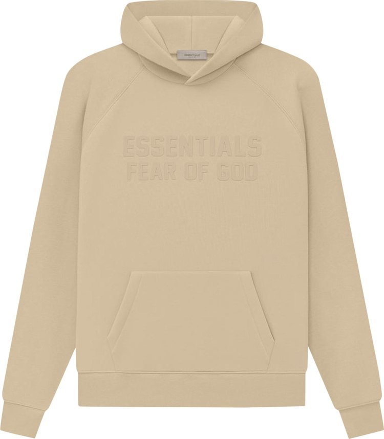 Fear of God Essentials Hoodie 'Sand', Tan