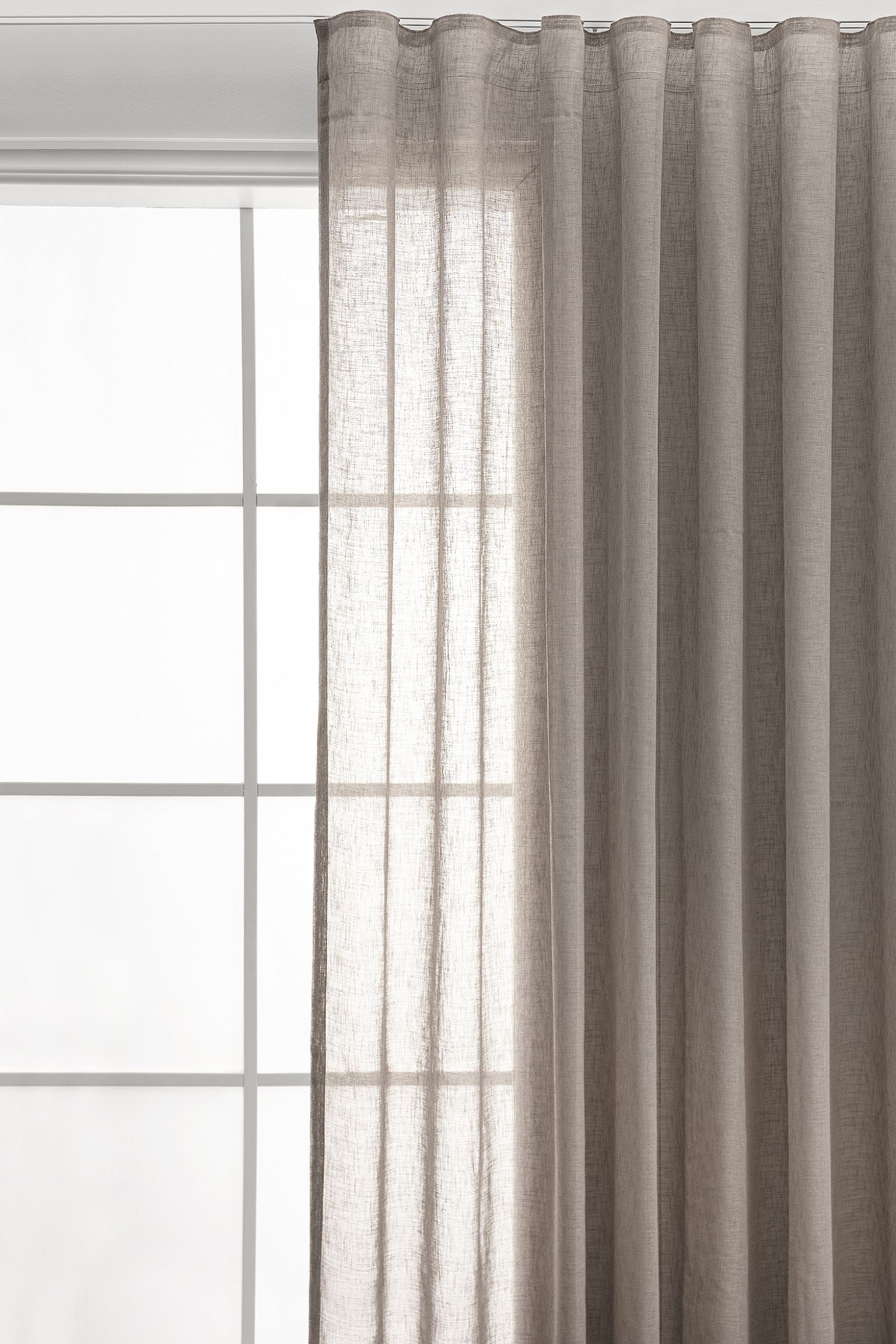 Curtain set Hasta Malva Hotel, gray-beige