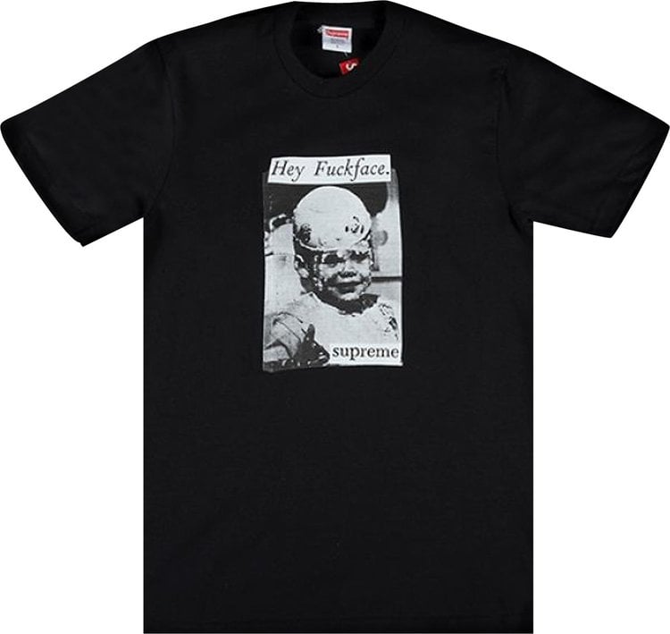 Supreme f*ck Face Tee 'Black', black