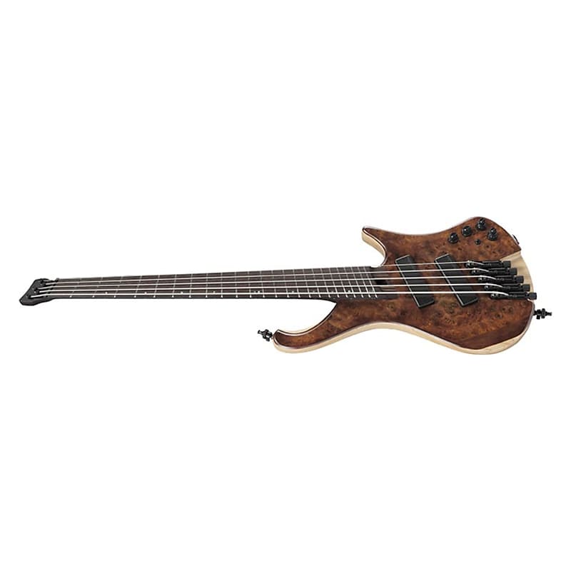 Ibanez EHB Ergonomic Headless 5-String Multi-Scale Bass, Natural Mocha with Bag EHB1265MS