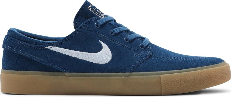 حذاء Nike Zoom Stefan Janoski RM SB 'Court Blue Gum Light Brown' باللون الأزرق