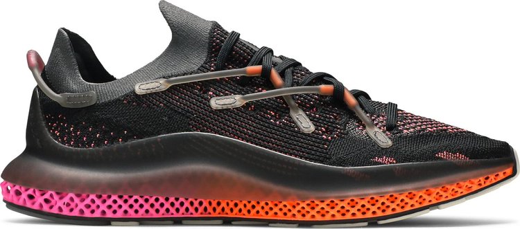 Adidas 4D Fusio 'Black Orange Pink' sneakers, black