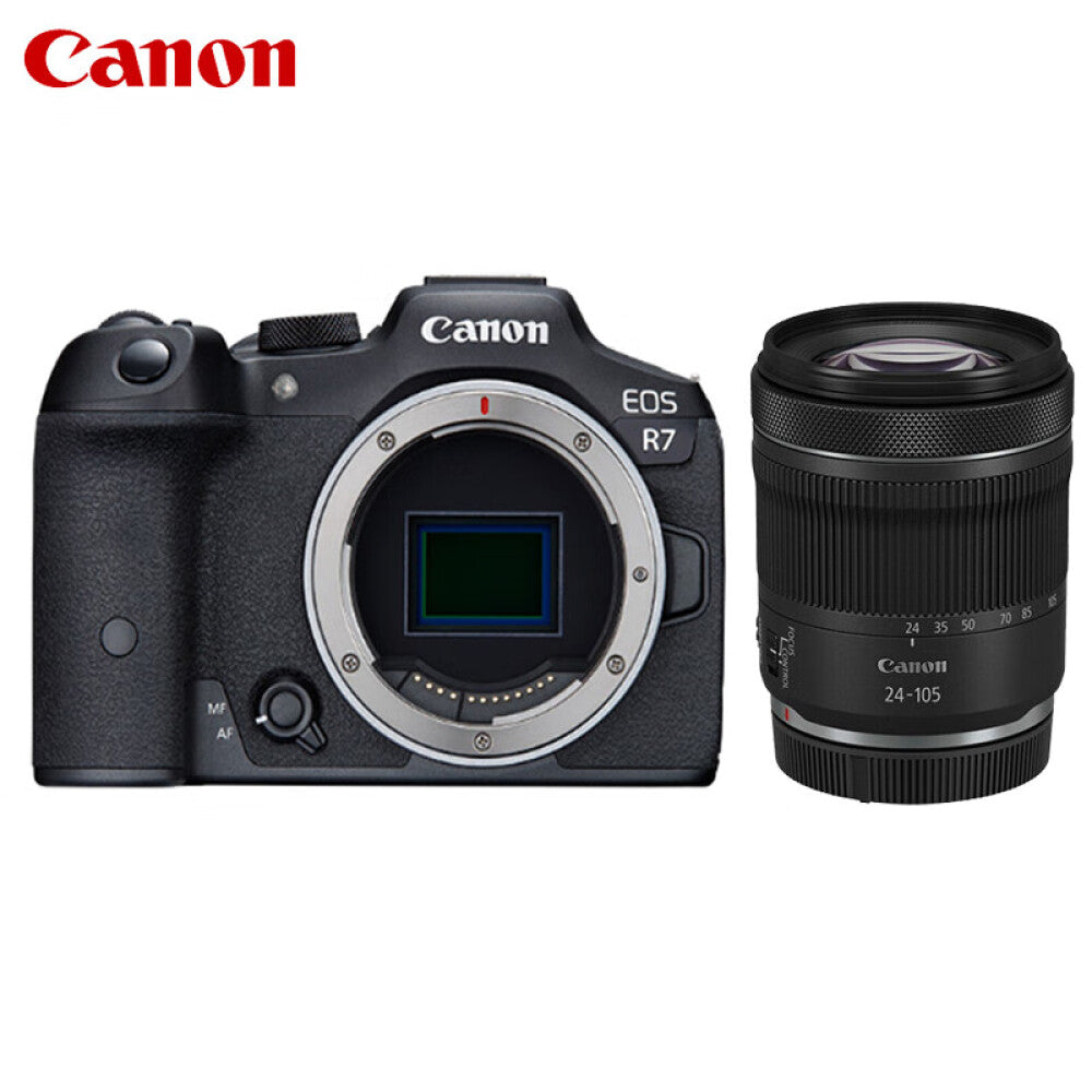 Canon EOS R7 RF 24-105mm camera with 256G memory card