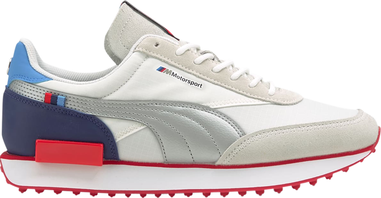 Sneakers Puma BMW Motorsport x Future Rider White High Risk Red, white