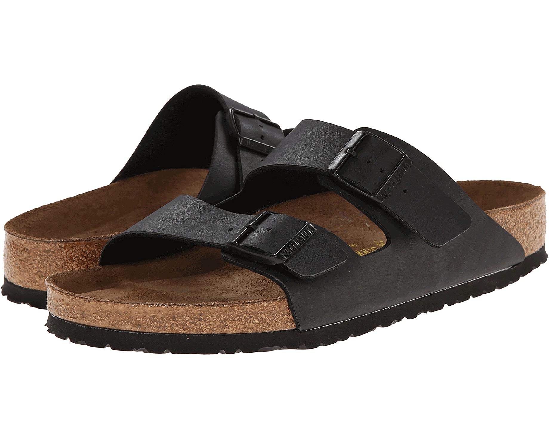 Arizona Soft Footbed Birkenstock Sandals, Black