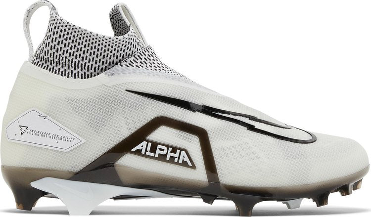 Nike Alpha Menace Elite 3 Cleats, black and white