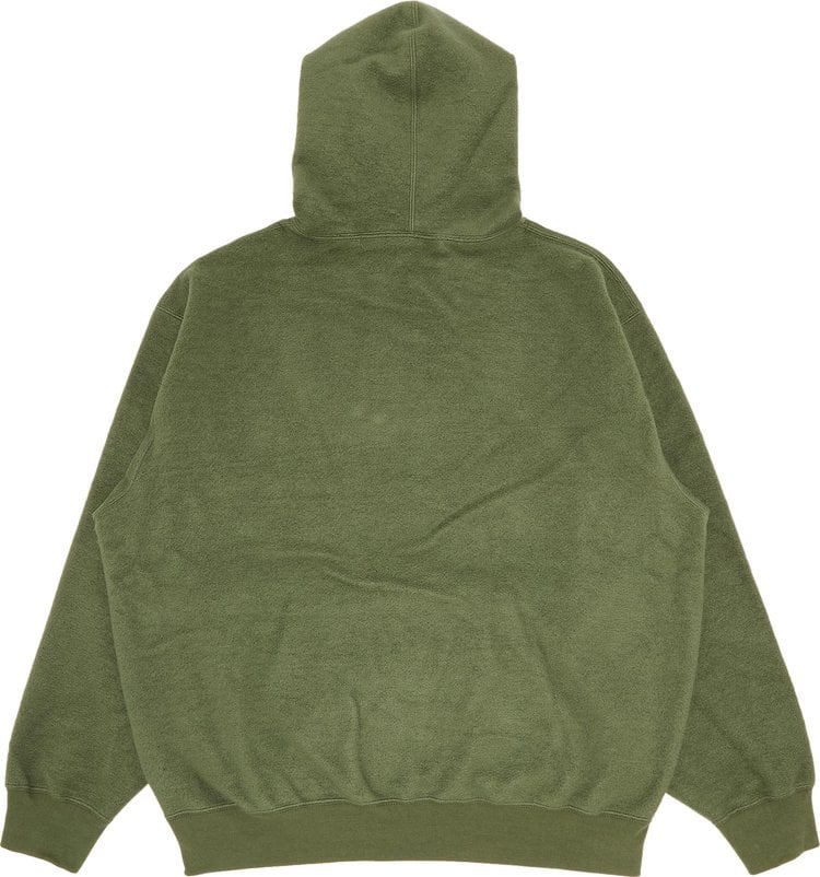 سويت شيرت Supreme Inside Out Box Logo بغطاء رأس "Light Olive"، باللون الأخضر