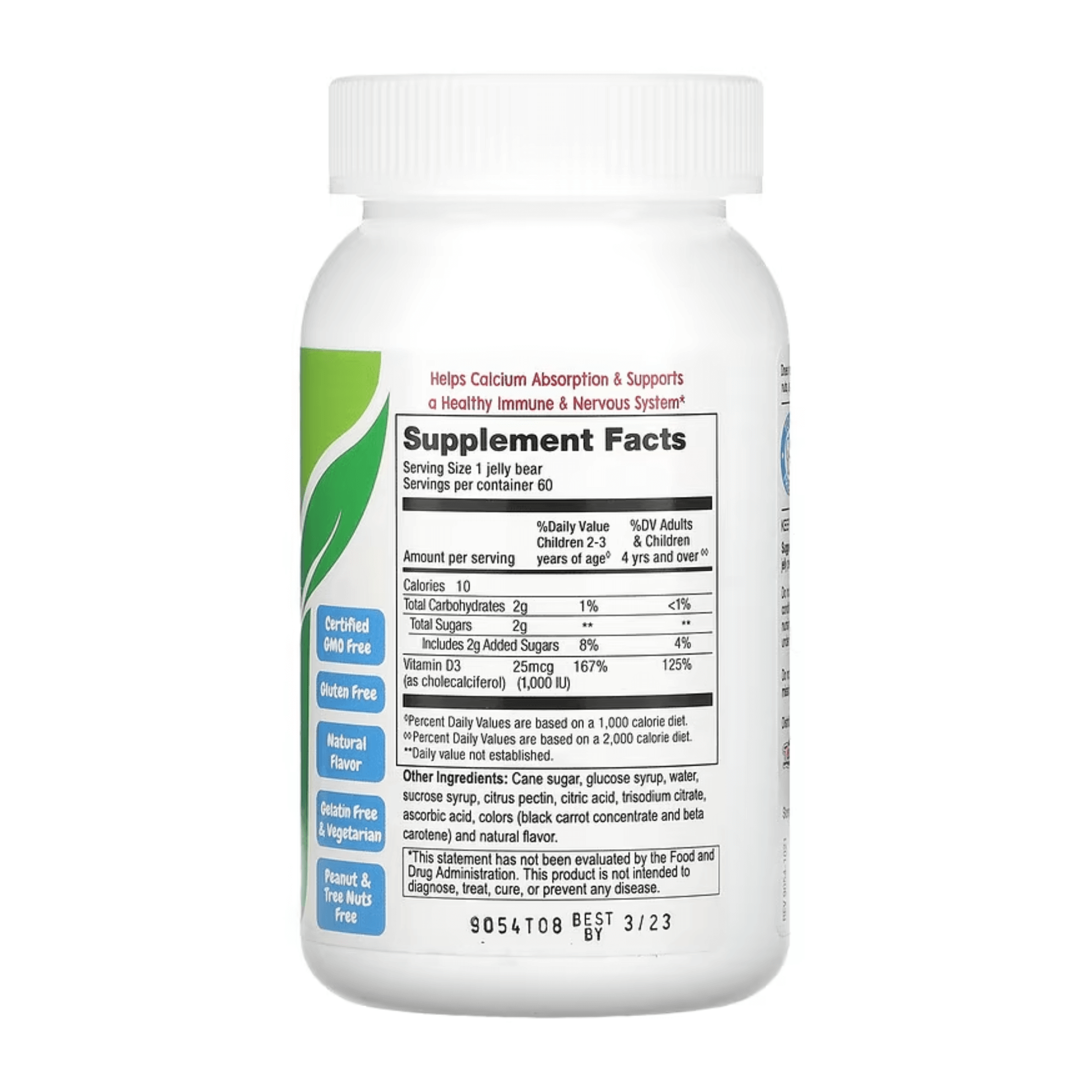 YumV's Vitamin D, Berry, 25 mcg (1000 IU), 60 Gummies