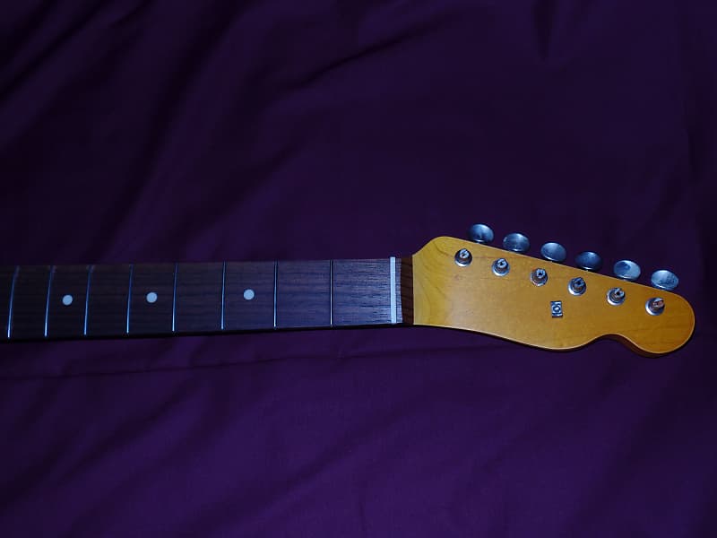 FAT 21 Fret 9.5 C Telecaster Allparts Fender Licensed Rosewood Neck Telecaster Neck