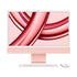 All-in-one Apple iMac 24'' M3 (2023), 8 CPU/8 GPU, 8GB/256GB, No Ethernet, Pink, English keyboard