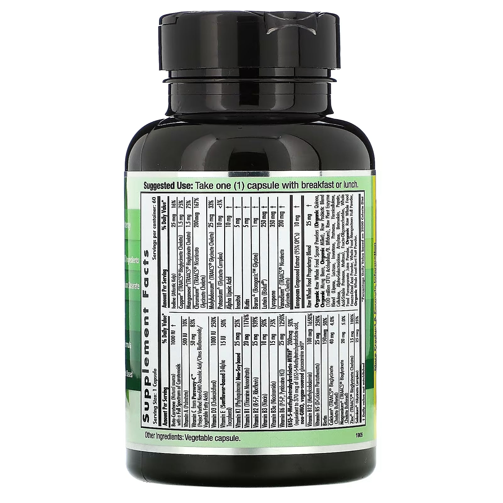 Emerald Laboratories Men's Multivitamin, 60 Vegetarian Capsules