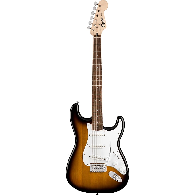 Squier Stratocaster Starter Pack with Indian Laurel Fretboard and Frontman 10G Combo Amp 2018 - Brown Sunburst Stratocaster Starter Pack with Indian Laurel Fretboard and Frontman 10G Combo Amp