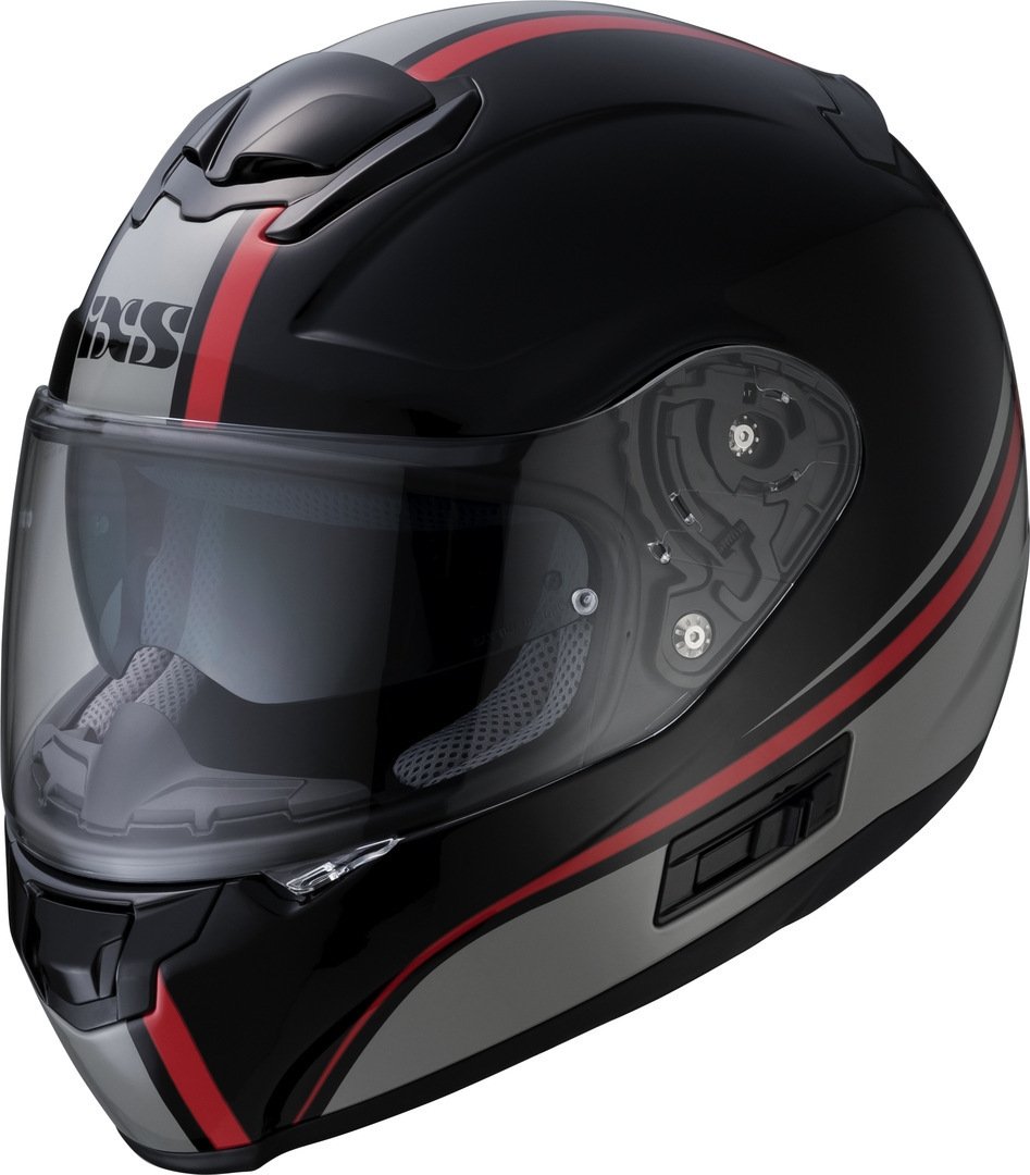 Helmet IXS 215 2.1, black-gray-red