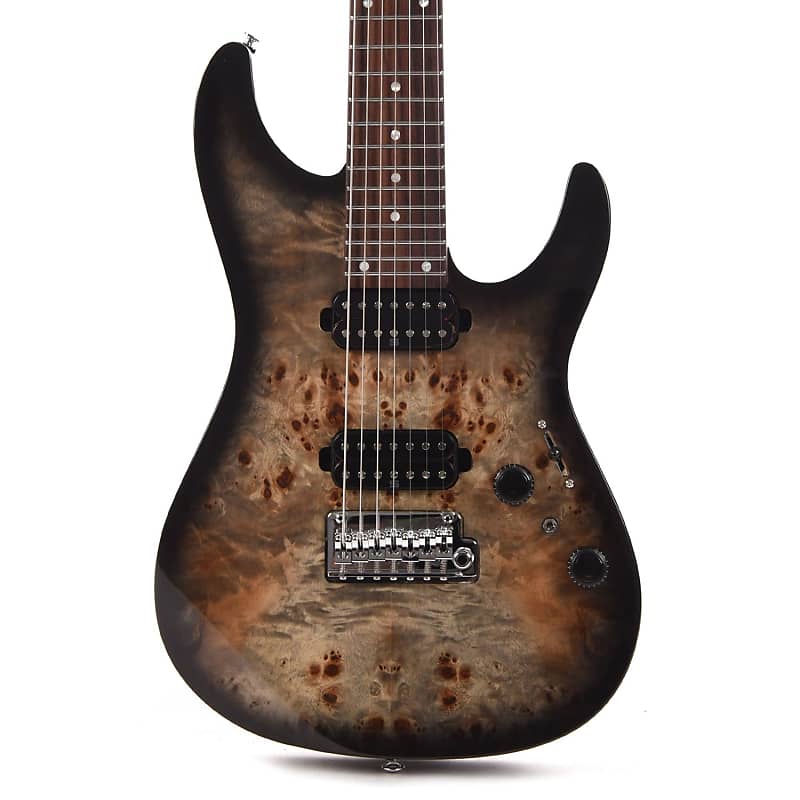 Ibanez Premium AZ427P1PB 7-string Guitar - Jet Black Burst Premium AZ427P1PB 7-string Guitar -