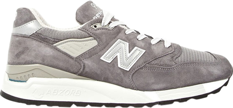 New Balance 998 'Grey White' sneakers, gray