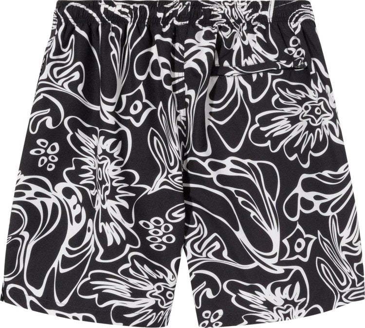 Stussy Wavy Hawaiian Water Short 'Black'