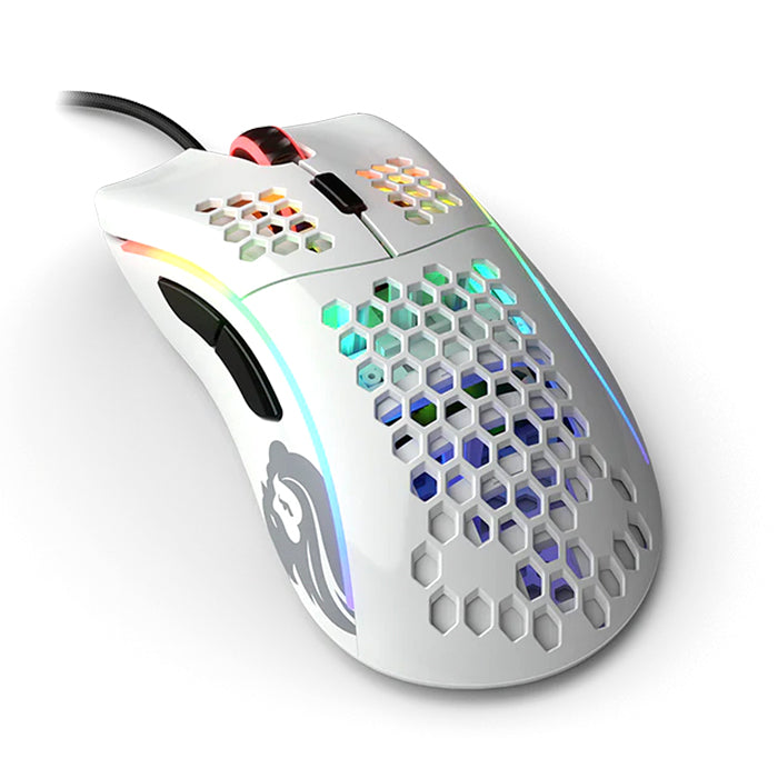 Glorious Model D Wired Gaming Mouse, Glossy White