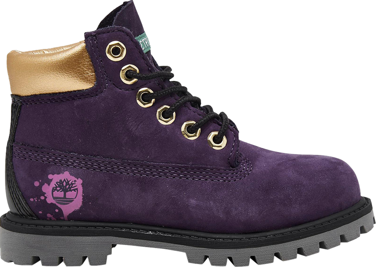 6 Inch Premium Boot Toddler Hip Hop Royalty, purple