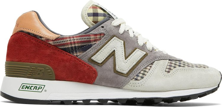 New Balance 1300 Made in USA 'Plaid Pack - Grey' Sneakers, Gray