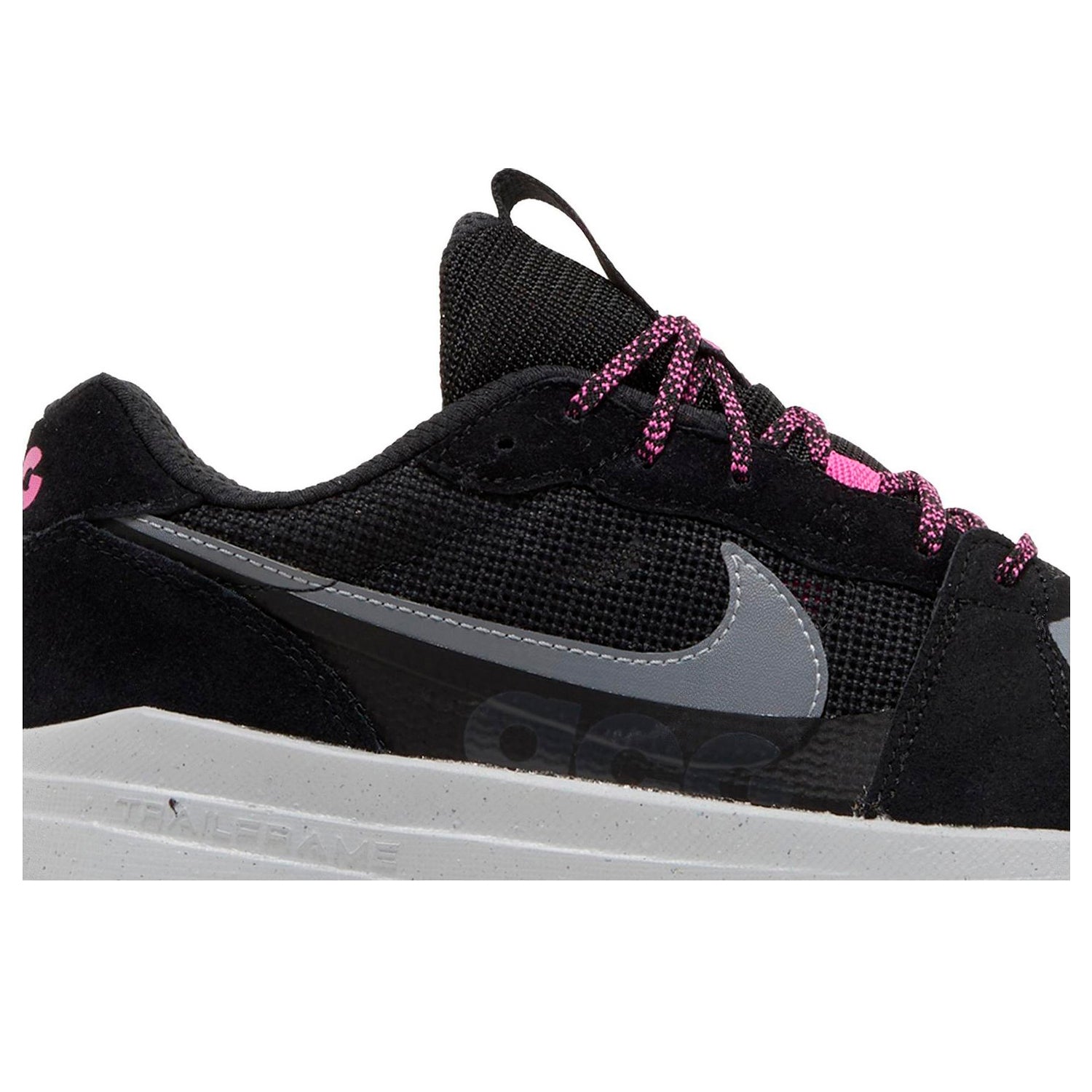 Nike ACG Lowcate 'Black Gray Hyper Violet' Sneakers, Black