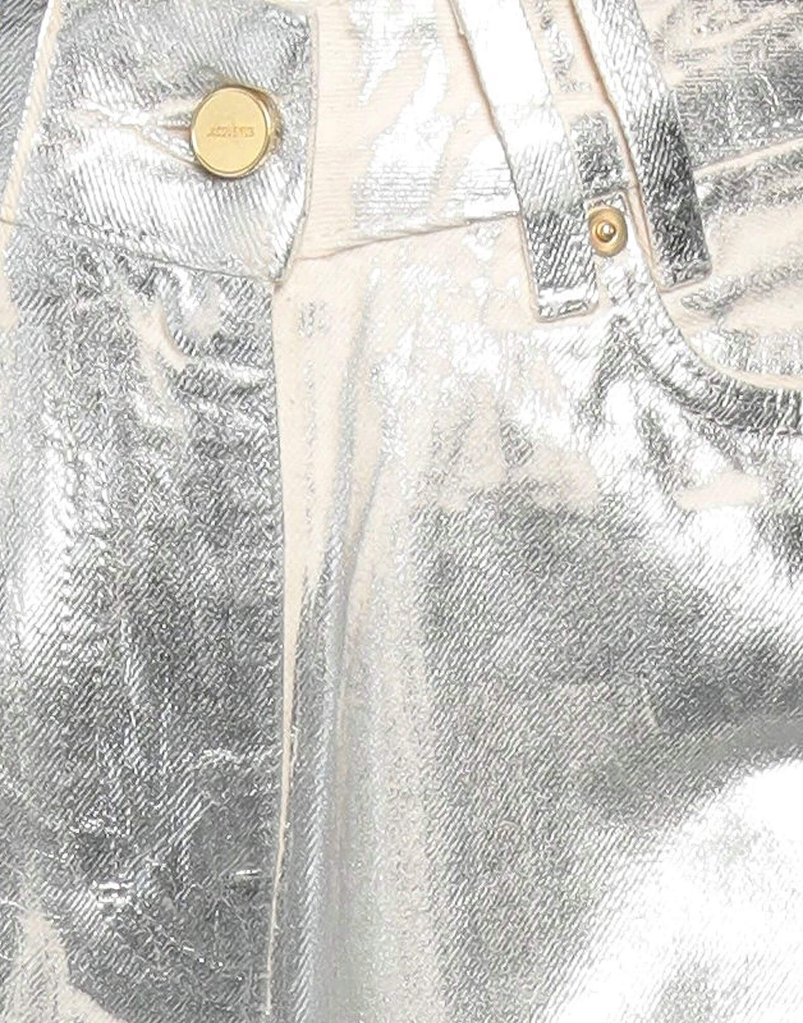 جينز Jacquemus Bootcut باللون الفضي