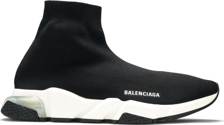 حذاء Balenciaga Speed ​​Trainer ذو النعل الشفاف - أسود