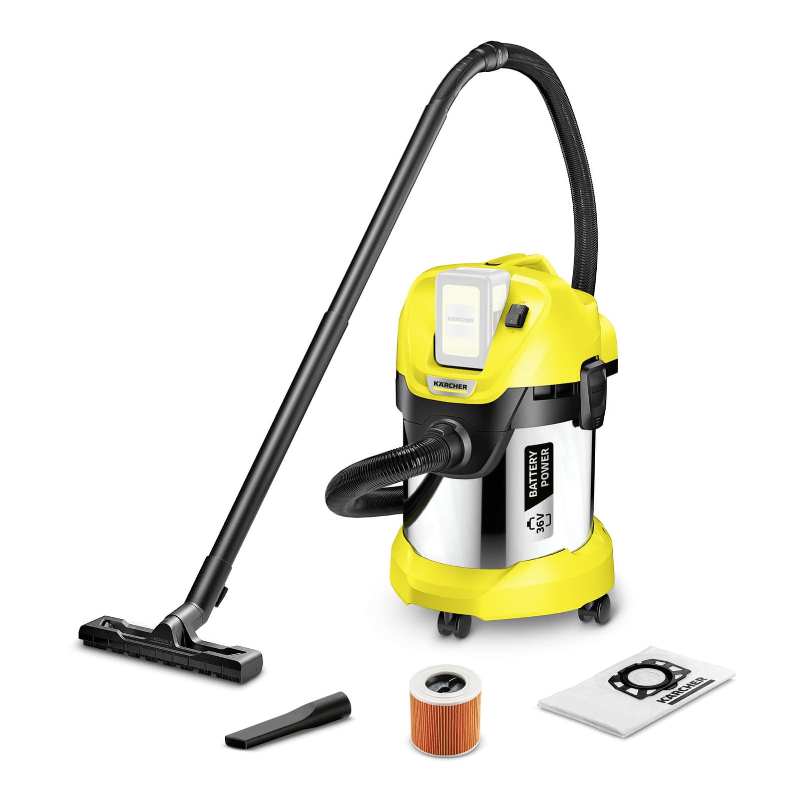 Vacuum cleaner Kärcher WD 3 Battery Premium, rechargeable