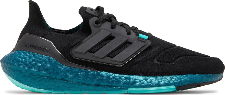 حذاء رياضي Adidas UltraBoost 22 'Black Mint Rush' باللون الأسود