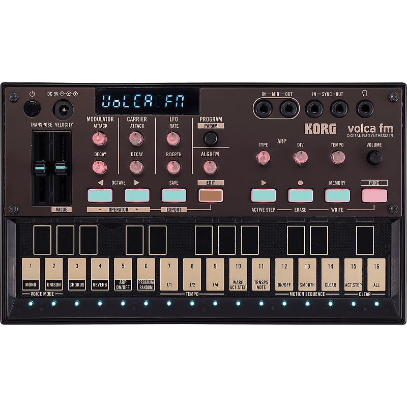 مُركِّب الصوت الرقمي FM من Korg Volca FM 2 - Power &amp; Cable Rig [طلب مسبق]