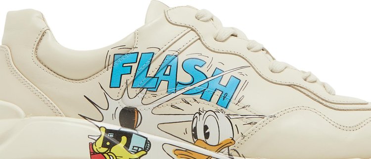 Disney x Gucci Rhyton Donald Duck sneakers, white