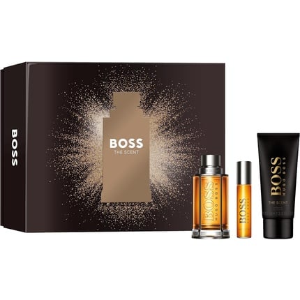 BOSS Men's The Scent Eau de Toilette Festive Gift Set 100ml Hugo Boss