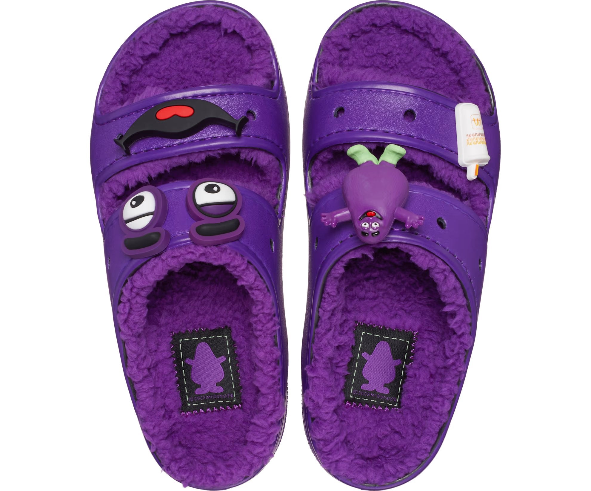 Crocs x McDonald's sandals - Grimace Cozzzy, purple