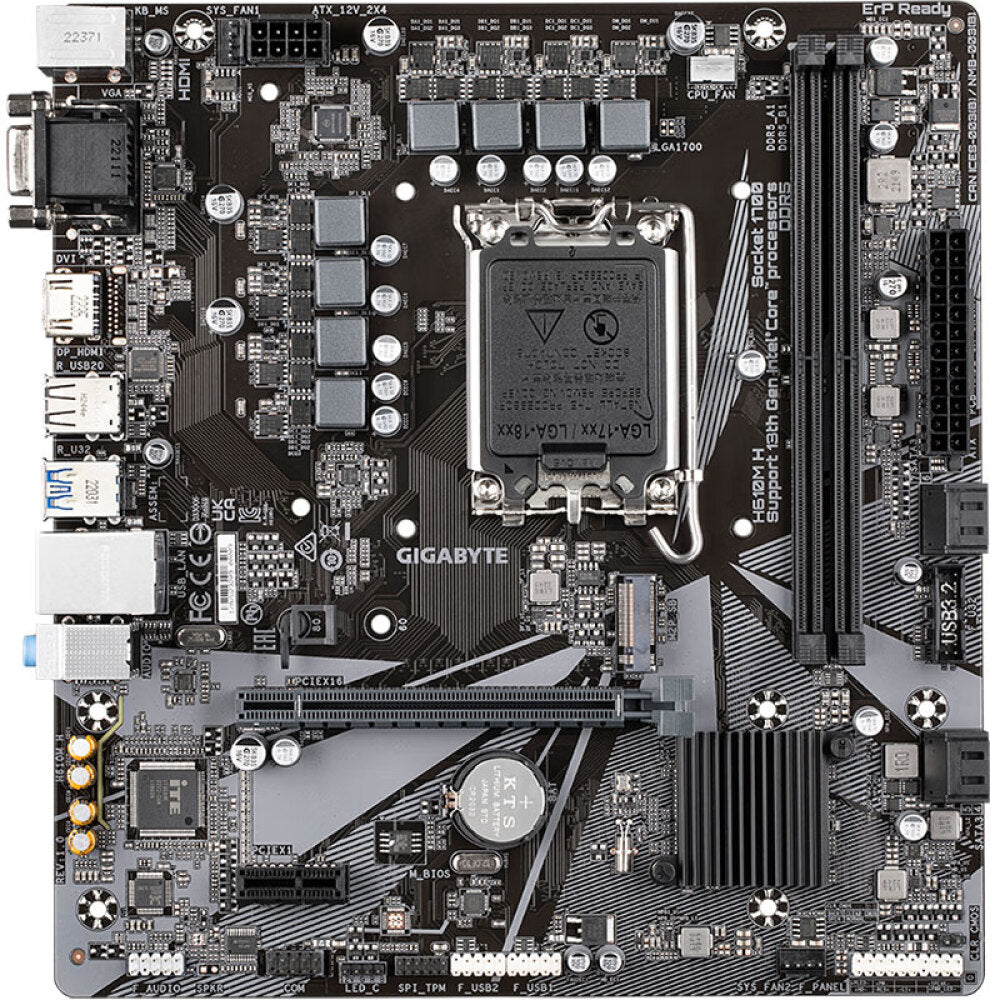 Motherboard Gigabyte H610M H DDR5, LGA1700