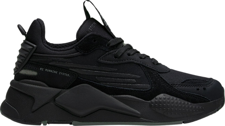 حذاء رياضي Puma RS-X Big Kid Blackout، باللون الأسود