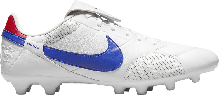 Nike Premier 3 FG 'White Royal Red' Boots, White