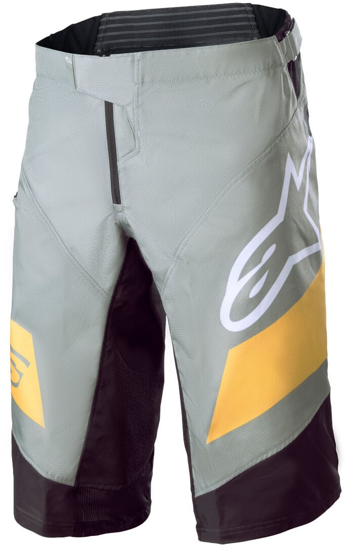 شورت Alpinestars Racer Bike، رمادي/أصفر