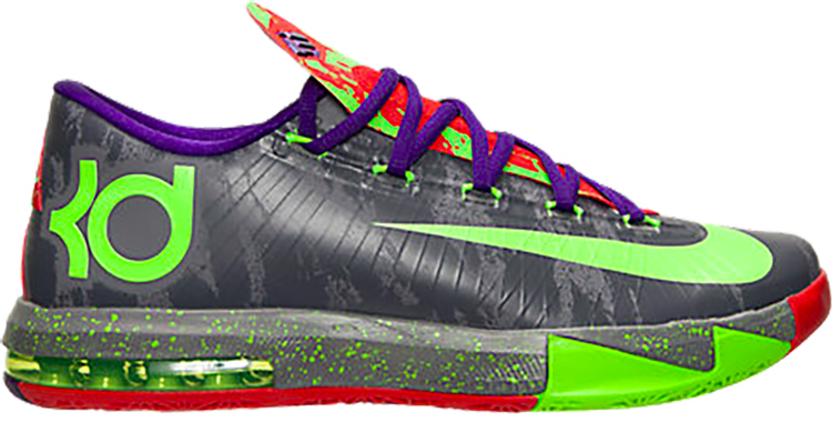 حذاء رياضي Nike KD 6 'Energy' باللون الرمادي