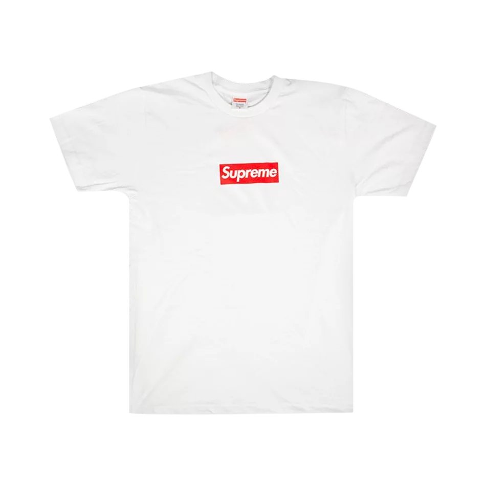 تي شيرت Supreme 20th Anniversary Box Log باللون الأبيض