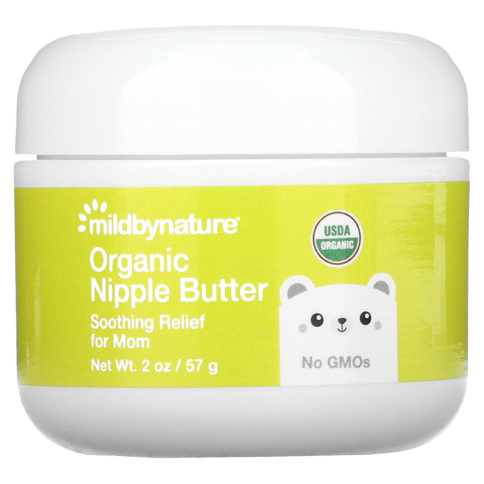 Organic Mild By Nature Nipple Oil, 57 g