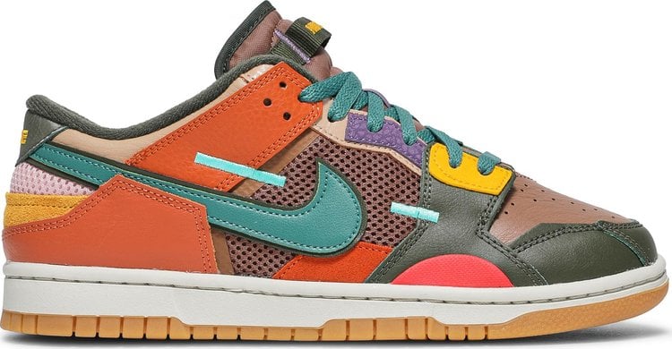 حذاء Nike Dunk Low 'Scrap' متعدد الألوان