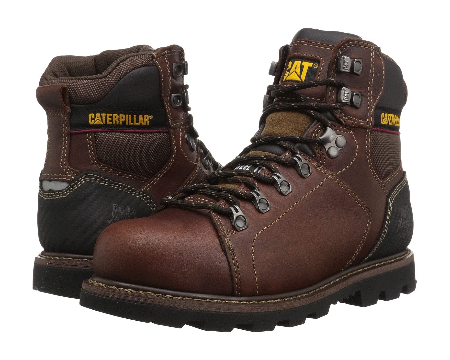 Alaska 2.0 Steel Toe Caterpillar boots, brown