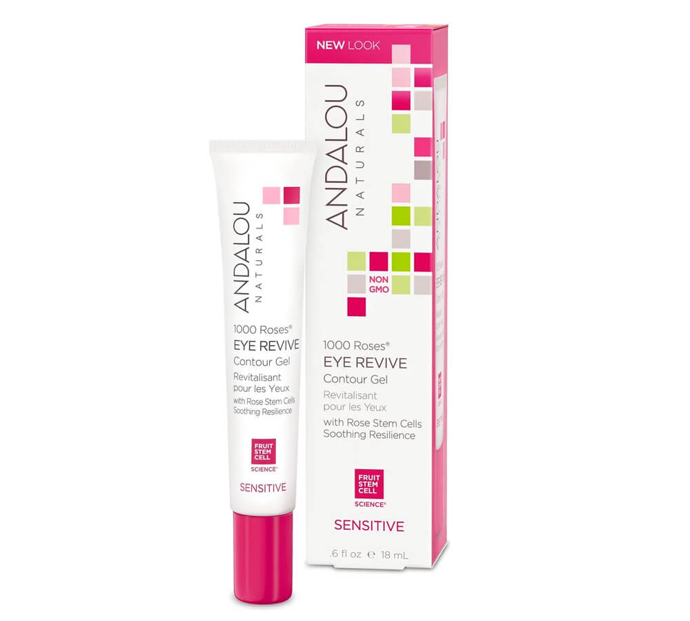 Andalou Naturals Revitalizing Eye Contour Gel, 18 ml